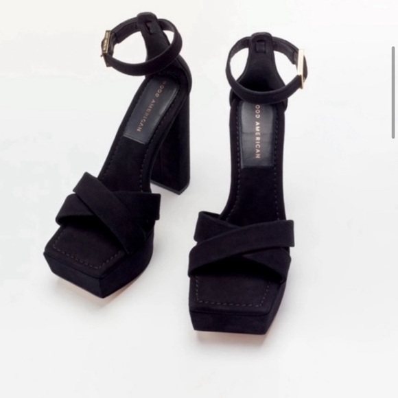 Good American Black Platform Heel 8.5 - Picture 11 of 13